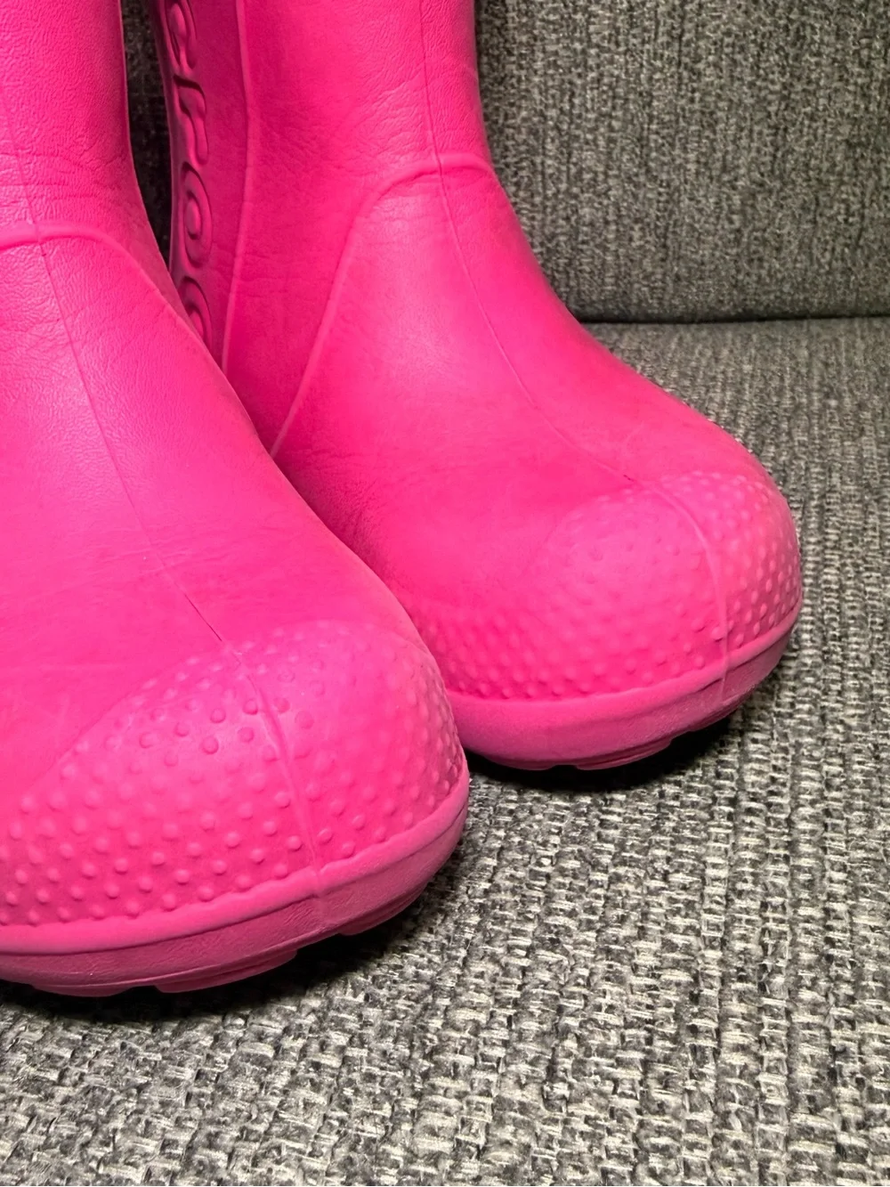 Crocs Kids Pink Handle-It Rain Boots Size C9 Waterproof Lightweight Durable